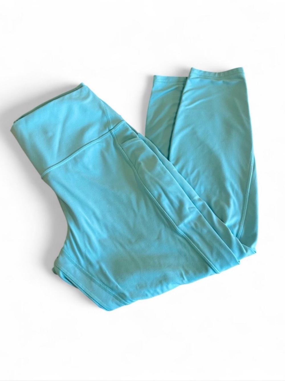lululemon athletica Aqua Blue High-Rise Active Leggings